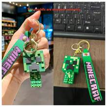 New Creative Minecraft 3D Sandbox Game Keychain, Couples Keychain Bag Pendant - Multicolor - View 13
