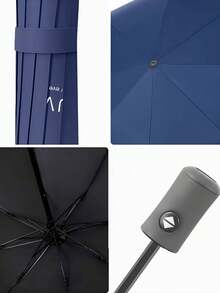 1pc Automatic Umbrella, Thick & Large Folding Umbrella, Dual Use Sunshade & Rain Umbrella, UV Protection For Women & Students - As Shown - View 8