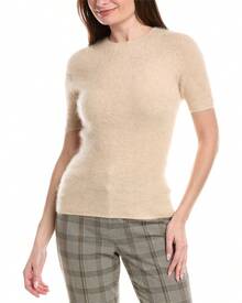 Elie Tahari Elbow Sleeve Cashmere Sweater - Multicolor - View 1