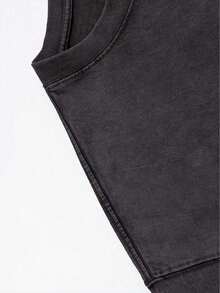 1 New Disney Cotton Washed T-Shirt, Disney Toy Story Buzz Lightyear Print, Round Neck Leisure And Comfortable Cotton Washed T-Shirt, Suitable For Sports And Daily Wear, Good Choice For Gifts, Party Essential, High-Quality Clothing, Suitable For Gifts. - Black - View 5