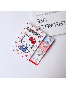 Sanrio 100张/本 Hello Kitty 主题便利贴，日常办公用品，学生便签本，卡通留言贴纸，可爱笔记本便利贴，学生奖品，生日礼物，新年礼物，复活节礼物，婚礼礼物，情人节礼物，返校礼物 - 彩色 - 查看 13