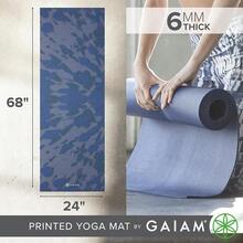 Yoga Mat - Premium 6mm Print Extra Thick Non Slip Exercise & Fitness Mat For All Types Of Yoga, Pilates & Floor Workouts (68\L X 24\W X 6mm Thick) - 紮染爆破 - 查看 5