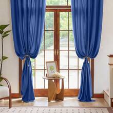 Curtains - Royal Blue - View 2