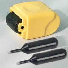 6 Pcs Identity Theft Protection Roller Stamp Ink Set, Data Defender Ink Refills - Black - View 7