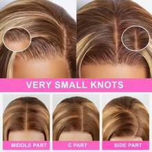 [30 Inch Body Wave Wig] 13x4 13x6 HD Lace Front Wigs And 5*5 Glueless Wig Human Front Hair 30 Inch #P4/27 Highlight Body Wave 180% Density Pre Plucked Brazilian Wigs For Women Natural Black Glueless Lace Frontal Wig - SP4/27 - View 5