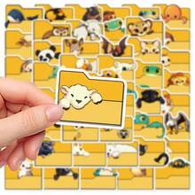 50张可爱卡通动物系列贴纸，适用于剪贴簿、日记本、笔记本电脑、水瓶、汽车等。寓意美好的设计，传递积极向上的信息，是馈赠佳品。 - 50pcs/包 - 查看 4