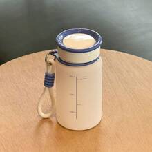 1个380毫升日式磨砂水杯，带滤网，可作牛奶杯，防漏便携杯 - 彩色 - 查看 4