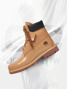 Timberland 6" Premium Waterproof Patent BootsFinch Wheat– Men's Lifestyle Sneakers – Shoes For Man -Vintage-Spring & Summer-Inspired Running Shoes, Shock-Absorbing Comfort, Gym To Streetwear Casual Wear-Easter Gift–TB0A41MWA3K - Finch/Wheat - 查看 1