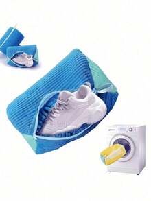 Shoe Cleaning Bag,Washing Machine Shoe Bag–Heavy-Duty Reusable Washer & Dryer Laundry Shoe Bag, 360 ° Deep-Clean Zippered Protective Bag, Stain-Free Shoe Care Kit For Sneakers, Tennis Shoes, Running Shoes & Boots, Machine-Washable Footwear Storage Pouch, Durable Polyester Laundry Organizer With Carry Handle, Fits Most Sizes – Perfect For Home Laundry, Travel, Gym, Back To School,College Dorms & Outdoor Use - 彩色 - 查看 10