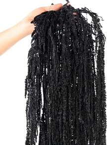 1/2/3/4/5 Hastes de Amaranto Penduradas, Buquê de Amaranto Pendurado, Decoração de Parede Pendurada, Decoração de Arco Floral, Arranjo de Flores Secas, Buquês para Casa, Decoração de Casamento, Adereços de Fotografia - noite negra - Visão 2