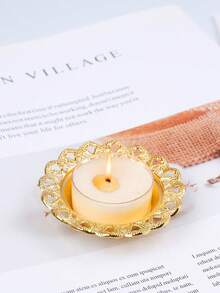 1pc/Set Retro Resin Candle Holder, Vintage European Style Desktop Decor - Multiple Styles - View 15