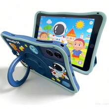 TenYide 10.1英寸安卓平板电脑，配备可旋转支架硅胶保护套，超高清屏幕分辨率，8GB/12GB/16GB/24GB 内存 + 128GB/256GB 存储空间，双卡双待，支持 GPS、蓝牙、WiFi 和双摄像头。保护套上的摄像头开孔略大于平板电脑摄像头，但不影响平板电脑的任何功能。 - 寶藍色 - 查看 1