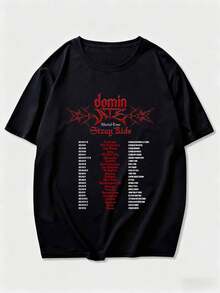 StraySkidss Concert T-Shirt Dominate Tour SKZ K-Pop Merch - 黑色 - 查看 1
