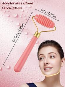 3pcs Face Gua Sha Massage Tool Set With Roller, Face And Neck Massager - Mother's Day Gift - Facial Care Gift For Mom, Beauty, Skincare, Spa, Self-Care, Skincare Tools, Facial Care, Beauty Supplies, Massage, Face Massage Tools, Face Roller - Multicolor - View 9