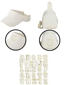 2pcs Set: Children's Adjustable Letter Decor Baseball Cap + Lightweight Mini Crossbody Bag, Fashion Sunshade Outdoor Sports Storage Set, Spring/Summer - Multicolor - View 20
