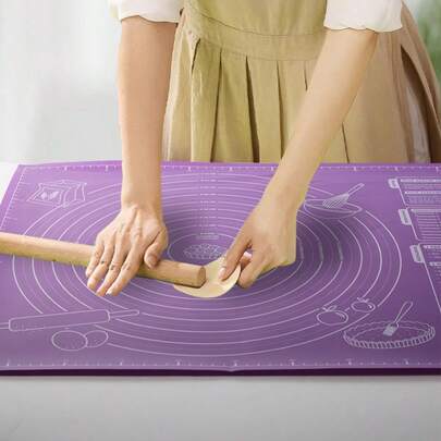 Tapete De Silicone Culinário Antiaderente 45x60CM