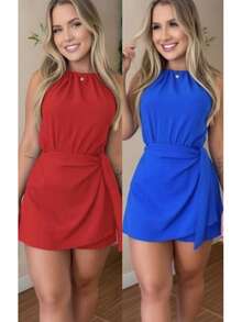 Women's Summer Fashion Jumpsuit Set - Duna - 99 - 查看 2
