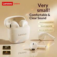 Tai nghe Bluetooth Lenovo EA166 Âm thanh HD Thông minh Cuộc gọi siêu rõ nét Khử tiếng ồn Chống nước IPX5 Độ trễ thấp Tai nghe thể thao Nghe nhạc Âm thanh vòm Tai nghe không dây Bluetooth Lenovo chính hãng Airpods - đá mặt trăng màu trắng - Xem 3