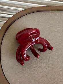 Korean Style Acetate Material Gold Label Small Thick Niche Octopus Shaped Side Bangs Clip Front Half Bun Hair Claw - Multicolor - View 10