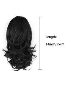 European And American Style Ponytail Wig, Short Curly Hair Half Bun Waterfall Clip-On Ponytail, Wholesale Fluffy Ponytail - Multicolor - View 11