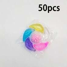 100粒装六合一洗衣粉、洗衣液、洗衣凝珠，持久留香，抗菌，除螨，去污，柔顺，衣物香氛 - 彩色 - 查看 11