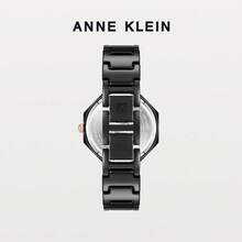 Anne Klein 女士石英表 - 黑色 - 查看 3