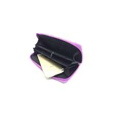 Women Fluffy Leopard Print Fluffy Wallet Bag Faux Fur Pl 11ush Tie Dye Rainbow Zipper Purse Coins Card Holder Organizer - Rainbow - 查看 6