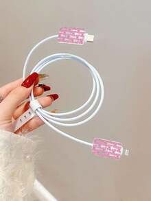 Minimalist Apple Charger Butterfly Protective Case Suitable For 20W 15 Charger Cable Protector, 16 Pro Max Phone Data Cable Protector, 13/14 Plus Protective Case To Prevent Bending And Chewing - Clear - View 4