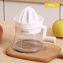 便携式手动柠檬榨汁器（带果渣分离器）——一款坚固耐用、易于清洁的手持式榨汁器，可轻松榨取新鲜柠檬或橙汁。非常适合在家、办公室或露营时使用；也是节日送礼的绝佳选择！ - 彩色 - 查看 12