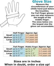 Guantes de bicicleta para niños pequeños y pequeños para bicicletas de equilibrio y pedal para edades de 1 a 8 años.8 diseños para niños y niñas - Unicornio - Ver 4