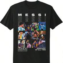 Plus-Size Lionels Messis, #   10 Miami, Argentina World Cup Champions Graphic T-Shirt1HR001 - 黑色 - 查看 6