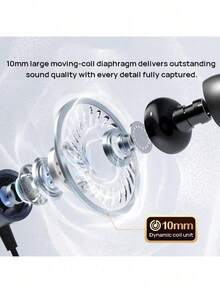 PHILIPS TAE1120 Earphones: HiFi Lossless Audio Quality, Stereo Surround Sound, Built-In High-Definition Microphone, High-Toughness TPE Material, Type-C Interface, Bend-Resistant And Knot-Free. - Multicolor - View 5