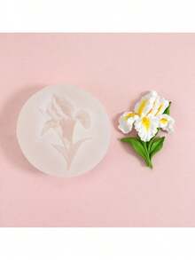 Tulip, Daffodil, Iris Flower DIY Handmade Fragrance Plaster Multifunctional Silicone Mold - White - View 6