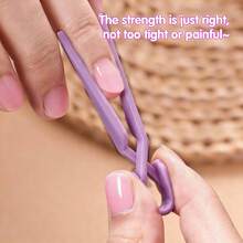 10/1个指甲护理保护夹，抛光防溢防污保护夹，美甲定位防溢夹，肉色指甲塑形定位辅助工具，防溢指甲油钳，指甲油涂抹保护盖，可重复使用的指甲保护盖 - 多色 - 查看 5