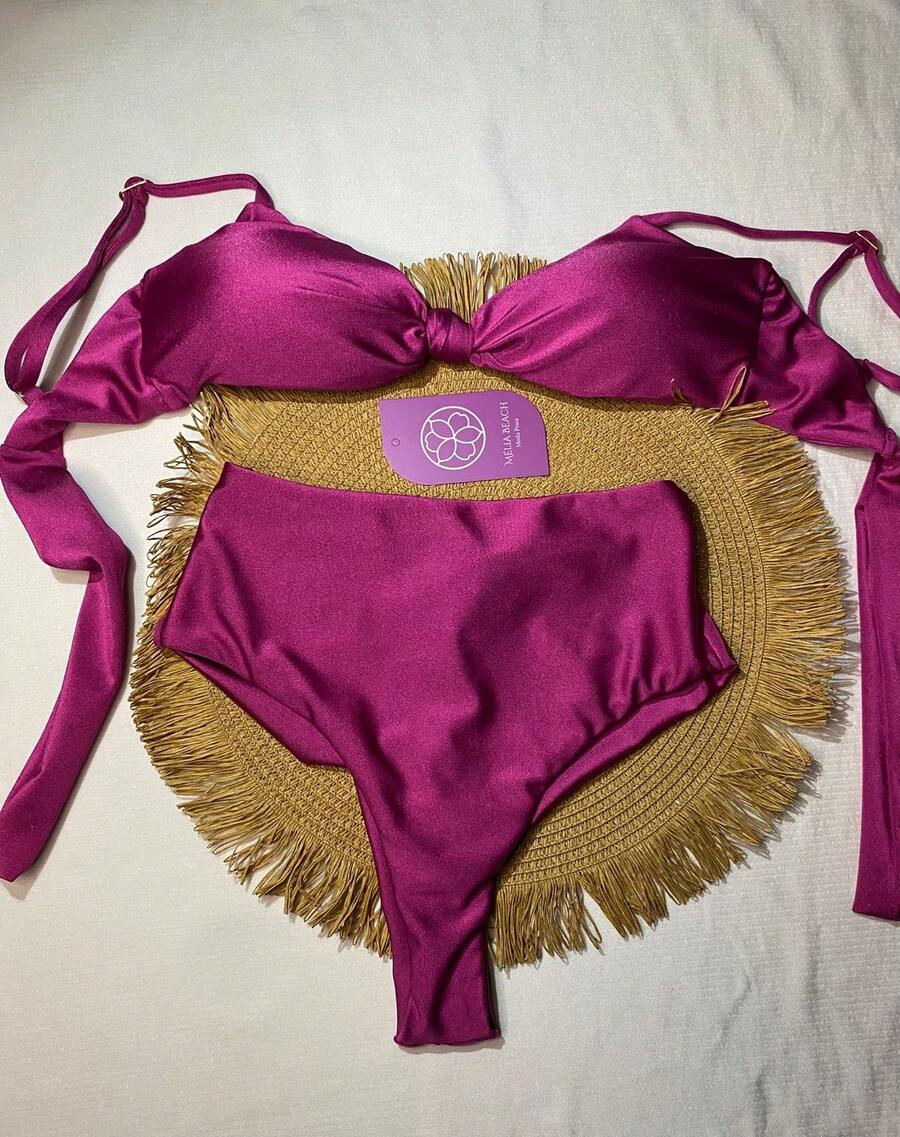 Trilobal Sport Bikini Set With Knot Top And Hot Pant Bottoms – Comfort And Style For Summer - 查看 1