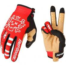 Guantes de motocross con visualización táctil, guantes de motociclismo, para hombres y mujeres, transpirables, ligeros, para ciclismo, escalada, guantes de montaña al aire última - Negro1 - Ver 9