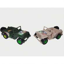 2 automoviles militar incluye 10 soldaditos - Verde - Ver 5