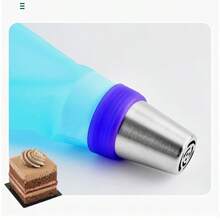 63pcs Stainless Steel Piping Nozzle Set: 48 Classic Flower Patterns + 7 Korean Ruffle Edges + 8 Russian 3D Flowers, Essential For Professional Baking - Silver - View 4