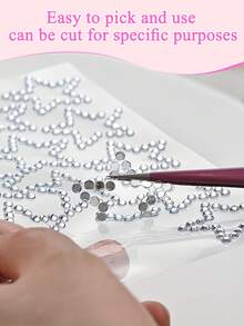 3/2/1pc Sticker Five-Pointed Star Rhinestone Stickers For Stage Makeup, Rhinestone Stickers For Decoration, Diamond Stickers, Support Notebook. - Multicolor - View 4