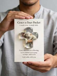 Grace In Your Pocket Embrace Card Cardinal | Ideal For Wedding Occasions, Featuring A Poignant Message And A Beautiful Cardinal Design,Various Styles Are Available, Including 2d Flat Gift Cards, Acrylic Material, Shatterproof And Wear-Resistant, Bouquet Greeting Cards, And Pocket Gift Cards. - Multicolor - View 8