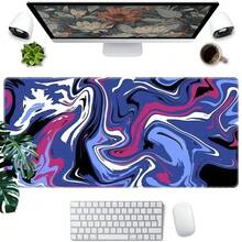 1 tấm lót bàn làm việc cỡ lớn màu xanh dương, chống trượt, bằng cao su, dành cho game thủ, dùng làm tấm lót chuột chơi game, thảm bàn phím máy tính cho bàn làm việc văn phòng, đồ dùng văn phòng, trang trí văn phòng. - A - Xem 34