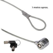 Candado De  Para Laptop Con Llave Cable De Bloqueo - Negro - Ver 3