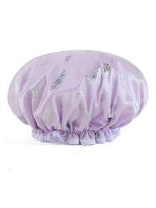 2-Layer Bath Cap, Women's Home Bathroom Shower Cap, Winter Bathing Cap, Children's Waterproof Shower Cap, Kitchen Oil-Proof Hair Cover, Ear Protection - Basic model - View 6