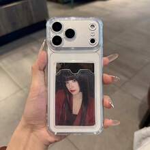 1个极简透明TPU软壳保护套，带卡槽，兼容 17 Pro/17 Pro Max、11、16 Pro Max、13/14/15/16 - 無色 - 查看 1