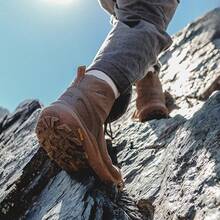 Botas Tácticas Militares para Hombre Botas de Senderismo Ligeras y Cómodas Vanguard Wide - Marrón - Ver 10