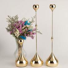 Bộ 3 chân nến trang nhã, trang trí nghệ thuật, quà tặng tân gia, chân nến kim loại cho đám cưới, tiệc ăn, tiệc tùng hoặc kỷ niệm. - Bạc - Xem 13