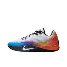 Nike S.T. Flare 多功能舒适耐穿透气低帮篮球鞋，白/蓝/橙，男款 - 白藍橙 - 查看 14