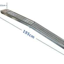 Rampa de Carga Plegable para 4x4, Motocicletas Todo Terreno, Camiones y ATVs - Rampa de Remolque Portátil para Trabajo Pesado con Mango en T y Gancho en U para Dirt Bikes, Cortadoras de Césped, Quitanieves y Más, Accesorio para Vehículos al Aire Libre | Equipo Todo Terreno Versátil | Estructura Metálica Duradera, Rampa para Camiones, Rampa para ATVs - A - Ver 2