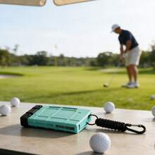 Golf Tee Aufbewahrungsbox mit Karabiner, tolles Geschenk für Freunde und Familie - Verschiedenfarbig - Übersicht 8