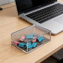 [Free Shipping]Acrylic Box With Lid Clear Dryer Sheets Container Face Towel Storage Acrylic Laundry Dryer Sheet Holder Desk Organizers Gift Box - 4.7 x 2.3 x 1.57 英寸 - 查看 6